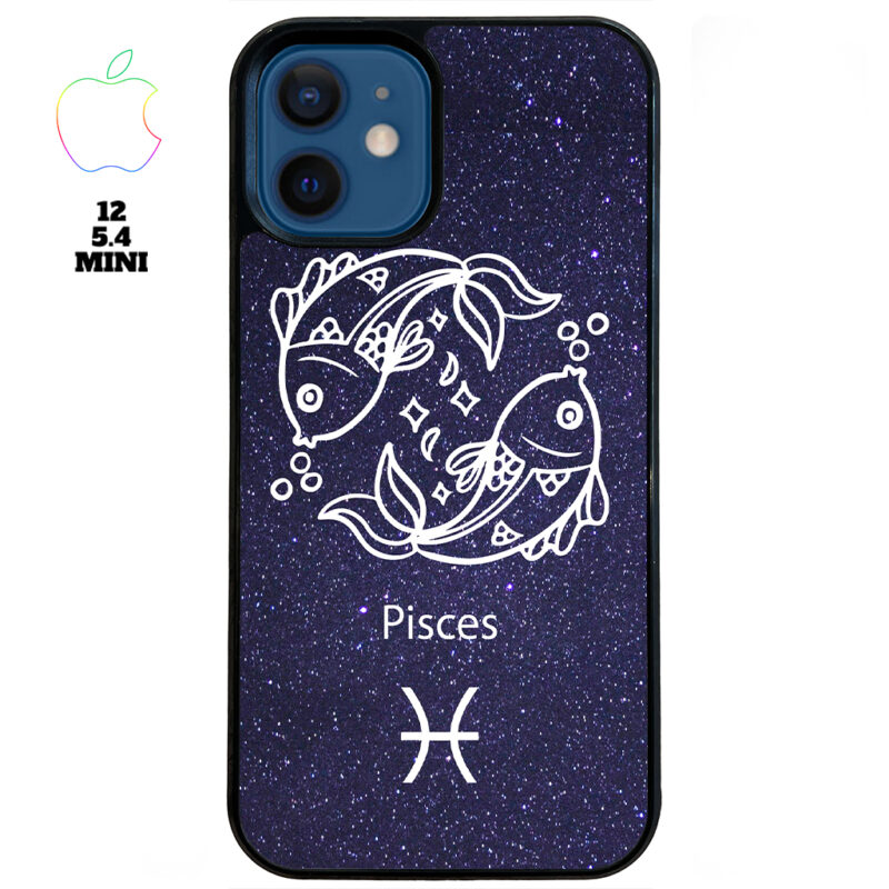 Pisces Zodiac Stars Apple iPhone Case Apple iPhone 12 5 4 Mini Phone Case Phone Case Cover