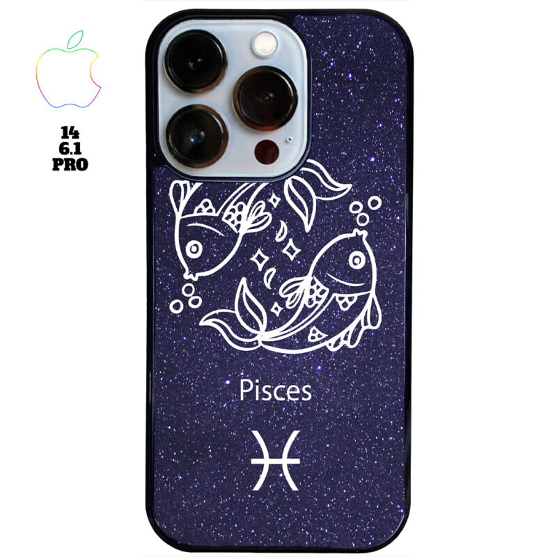 Pisces Zodiac Stars Apple iPhone Case Apple iPhone 14 6.1 Pro Phone Case Phone Case Cover