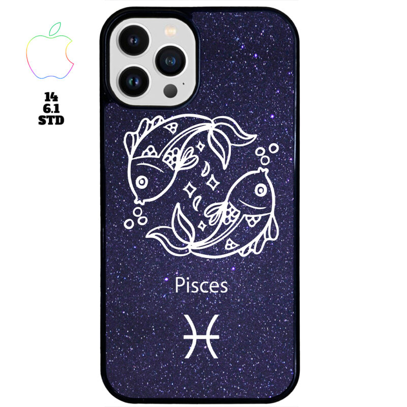 Pisces Zodiac Stars Apple iPhone Case Apple iPhone 14 6.1 STD Phone Case Phone Case Cover
