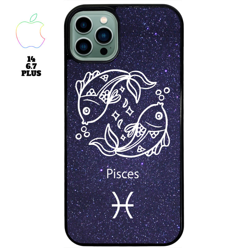 Pisces Zodiac Stars Apple iPhone Case Apple iPhone 14 6.7 Plus Phone Case Phone Case Cover