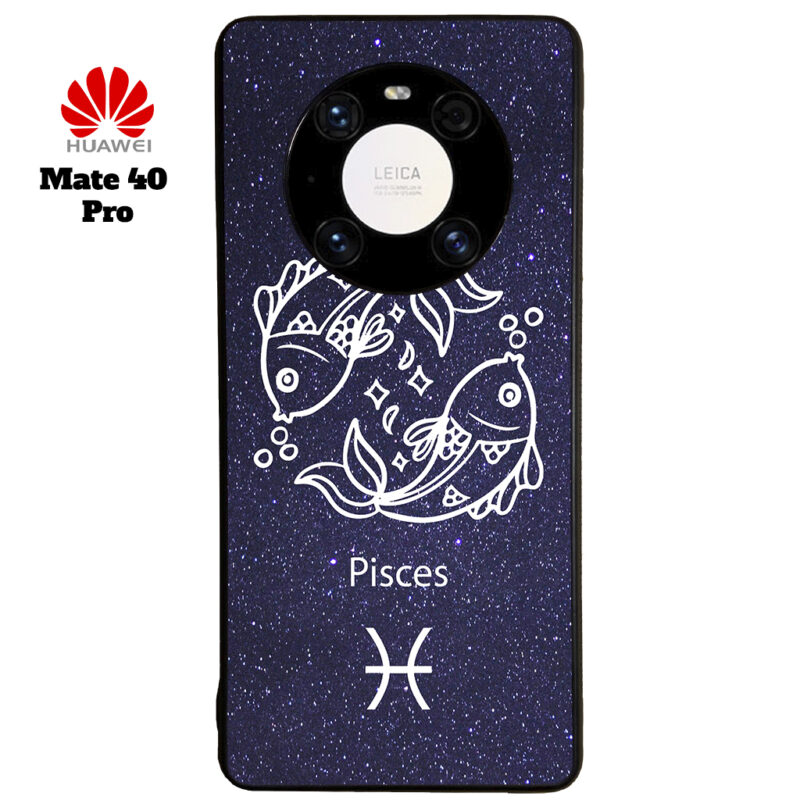 Pisces Zodiac Stars Phone Case Huawei Mate 40 Pro Phone Case Cover Image