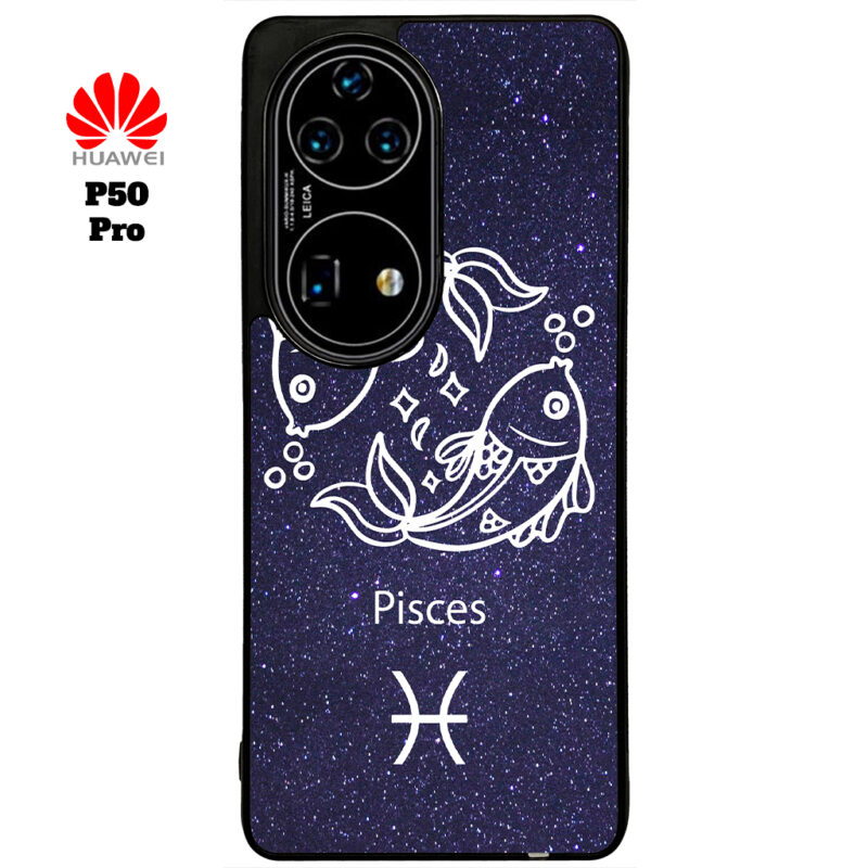 Pisces Zodiac Stars Phone Case Huawei P50 Pro Phone Case Cover