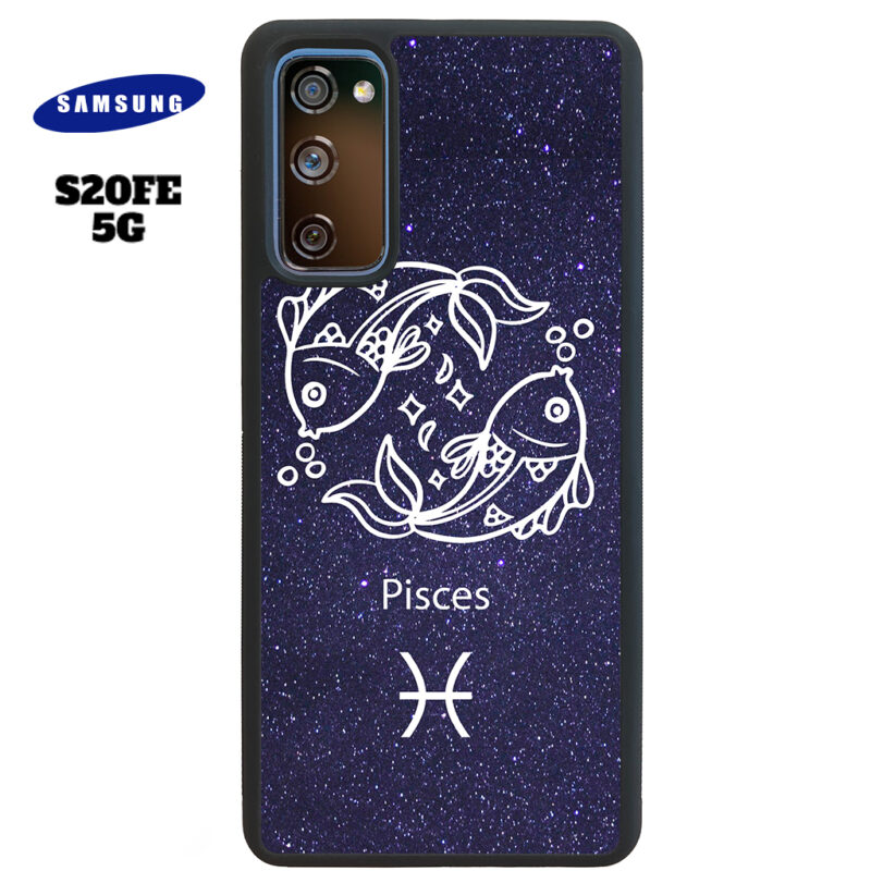 Pisces Zodiac Stars Phone Case Samsung Galaxy S20 FE 5G Phone Case Cover