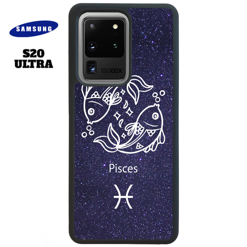 Pisces Zodiac Stars Phone Case Samsung Galaxy S20 Ultra Phone Case Cover