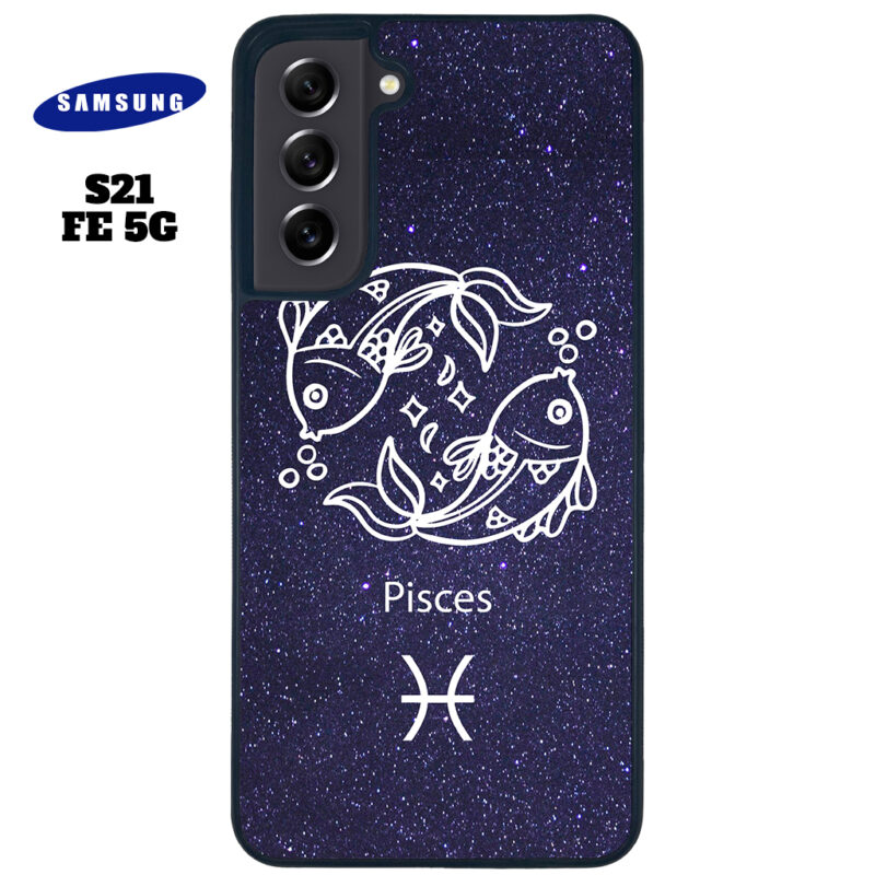 Pisces Zodiac Stars Phone Case Samsung Galaxy S21 FE 5G Phone Case Cover