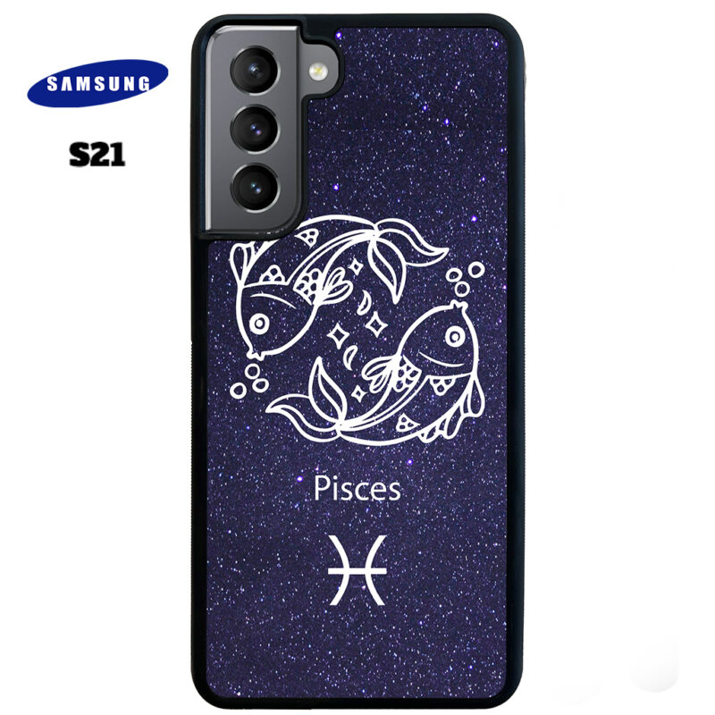 Pisces Zodiac Stars Phone Case Samsung Galaxy S21 Phone Case Cover