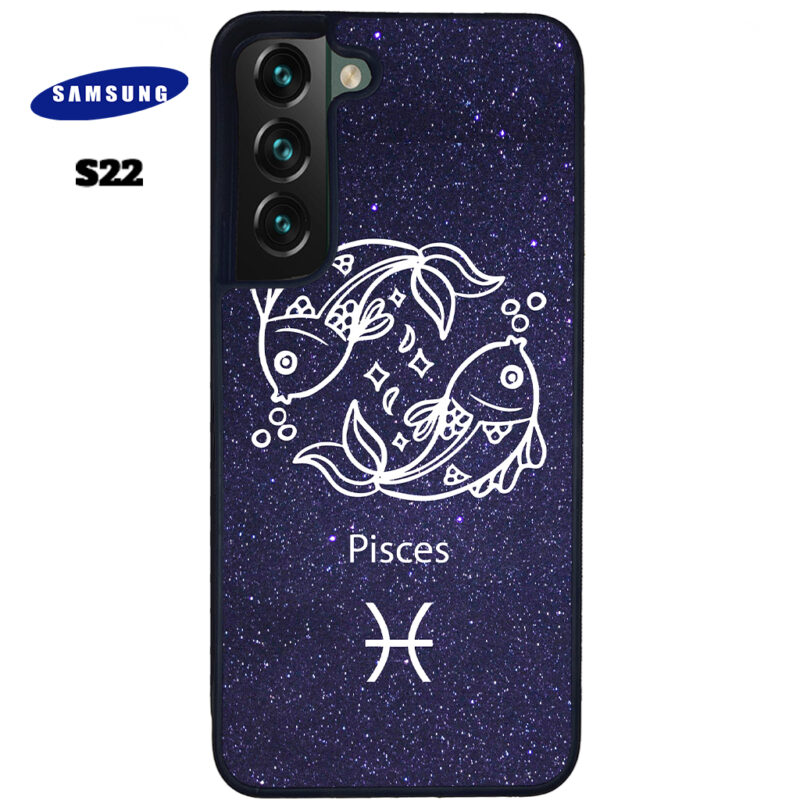 Pisces Zodiac Stars Phone Case Samsung Galaxy S22 Phone Case Cover
