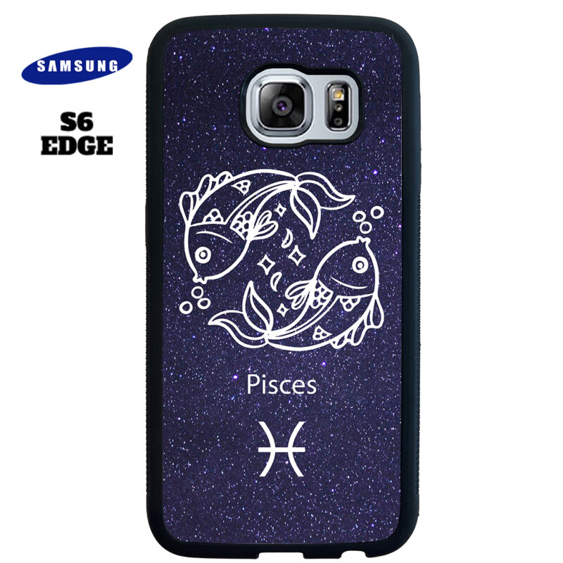 Pisces Zodiac Stars Phone Case Samsung Galaxy S6 Edge Phone Case Cover