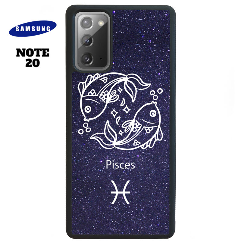 Pisces Zodiac Stars Phone Case Samsung Note 20 Phone Case Cover