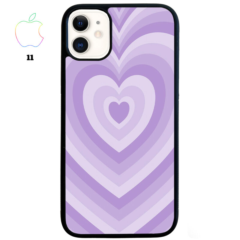 Purple Love Apple iPhone Case Apple iPhone 11 Phone Case Phone Case Cover
