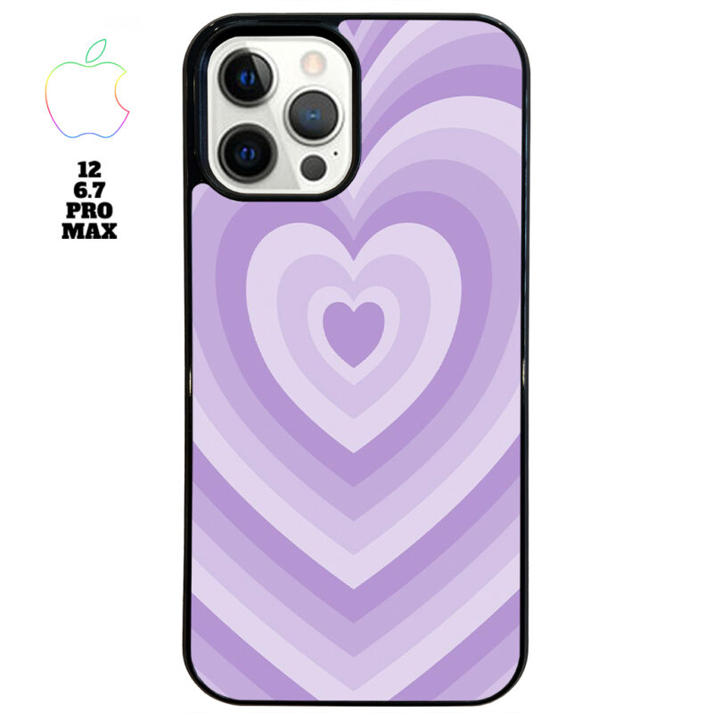 Purple Love Apple iPhone Case Apple iPhone 12 6 7 Pro Max Phone Case Phone Case Cover