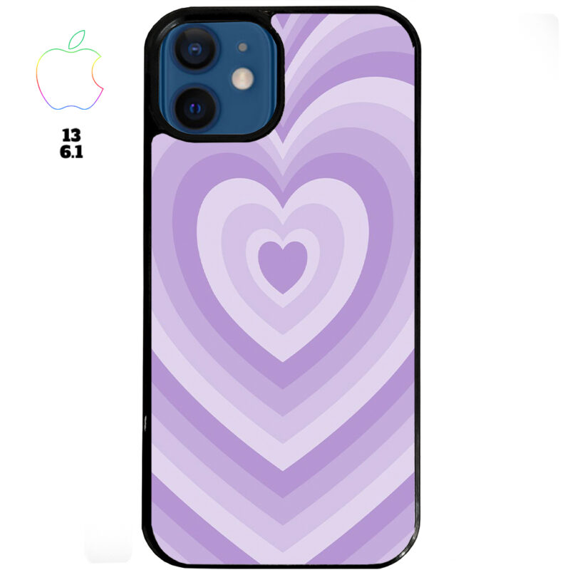 Purple Love Apple iPhone Case Apple iPhone 13 6.1 Phone Case Phone Case Cover