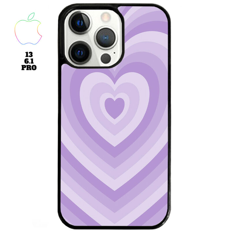 Purple Love Apple iPhone Case Apple iPhone 13 6.1 Pro Phone Case Phone Case Cover