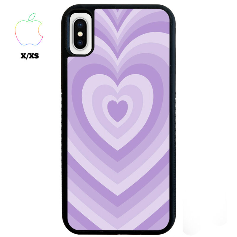 Purple Love Apple iPhone Case Apple iPhone X XS Phone Case Phone Case Cover