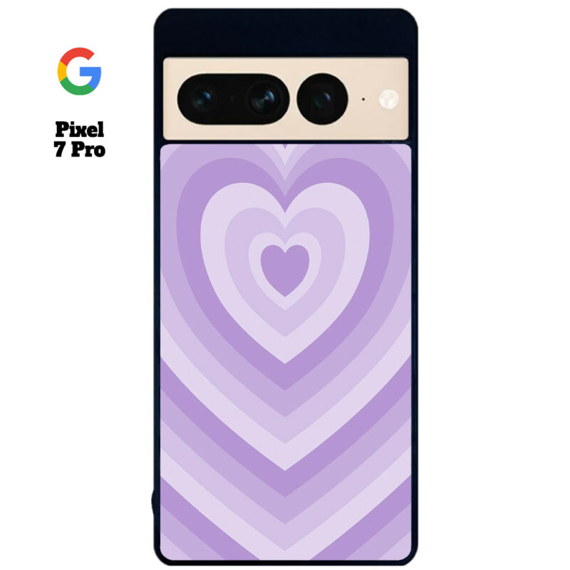 Purple Love Phone Case Google Pixel 7 Pro Phone Case Cover