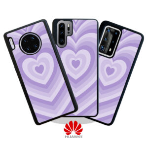 Purple Love Phone Case Huawei Phone Case Cover Product Hero Shot