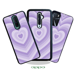 Purple Love Phone Case Oppo Phone Case Cover Product Hero Shot