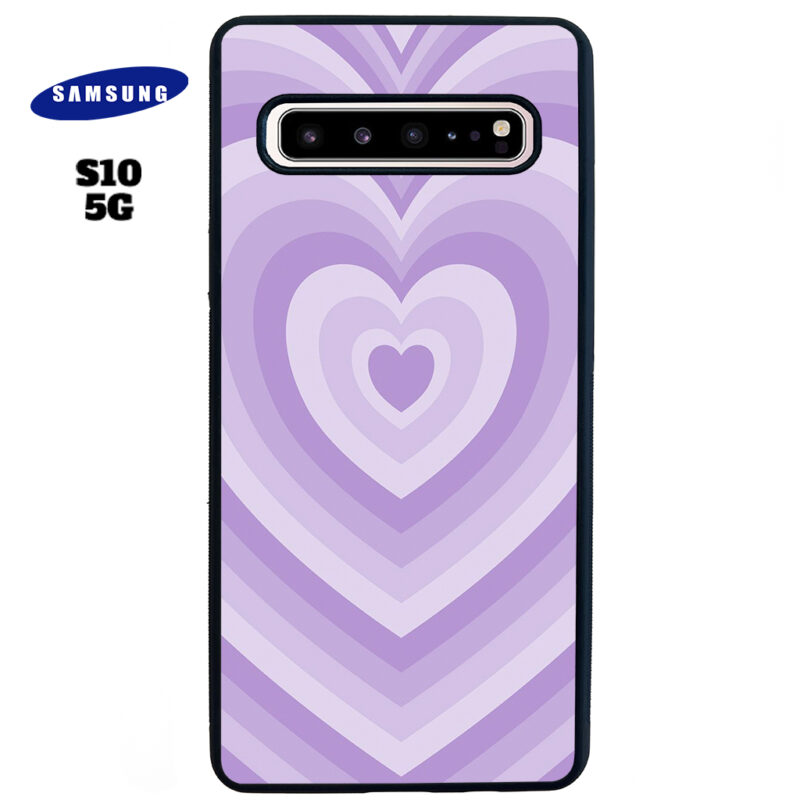 Purple Love Phone Case Samsung Galaxy S10 5G Phone Case Cover