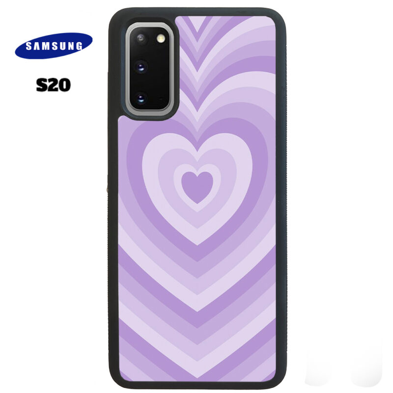Purple Love Phone Case Samsung Galaxy S20 Phone Case Cover