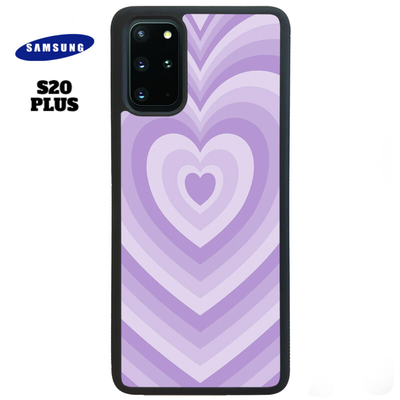 Purple Love Phone Case Samsung Galaxy S20 Plus Phone Case Cover