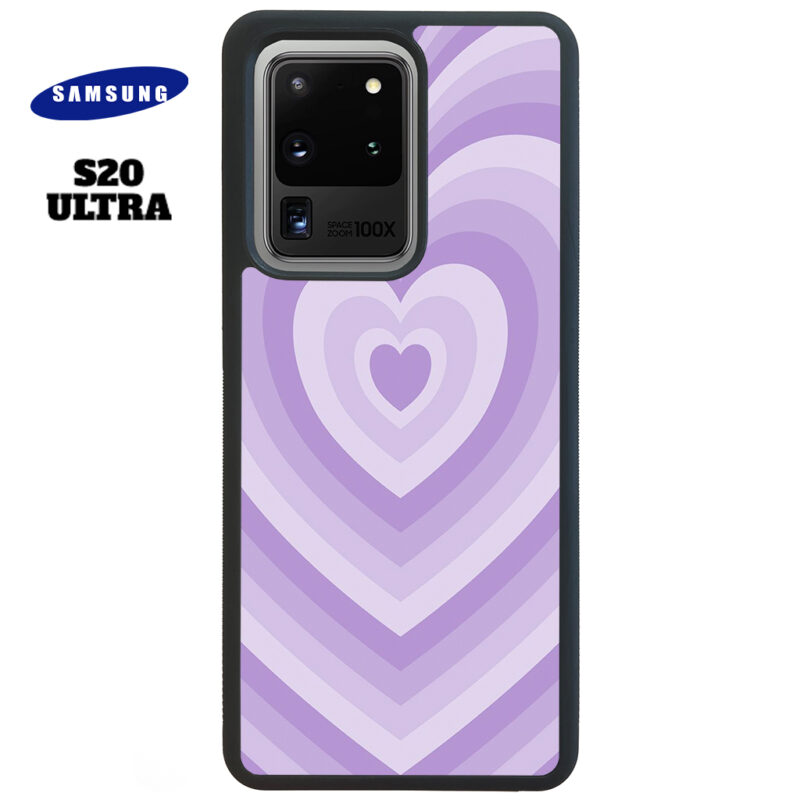 Purple Love Phone Case Samsung Galaxy S20 Ultra Phone Case Cover