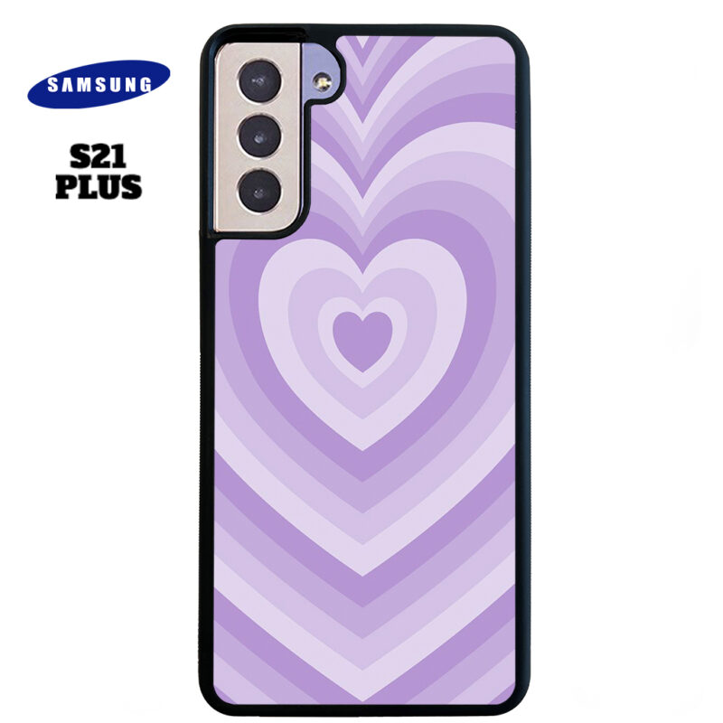 Purple Love Phone Case Samsung Galaxy S21 Plus Phone Case Cover