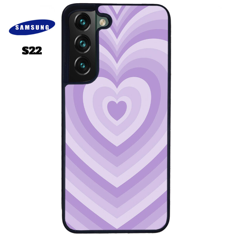 Purple Love Phone Case Samsung Galaxy S22 Phone Case Cover