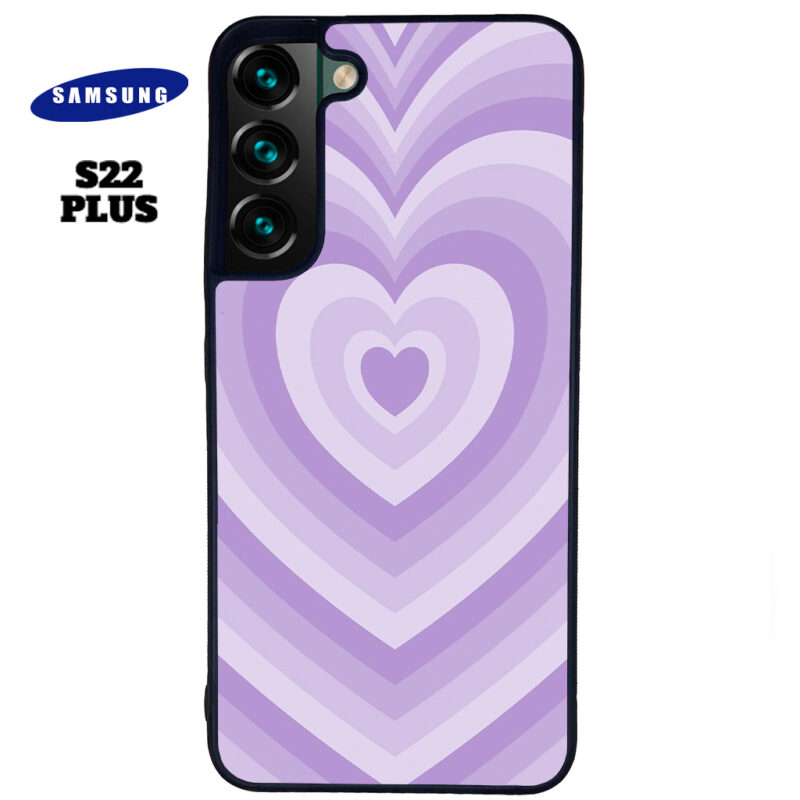 Purple Love Phone Case Samsung Galaxy S22 Plus Phone Case Cover