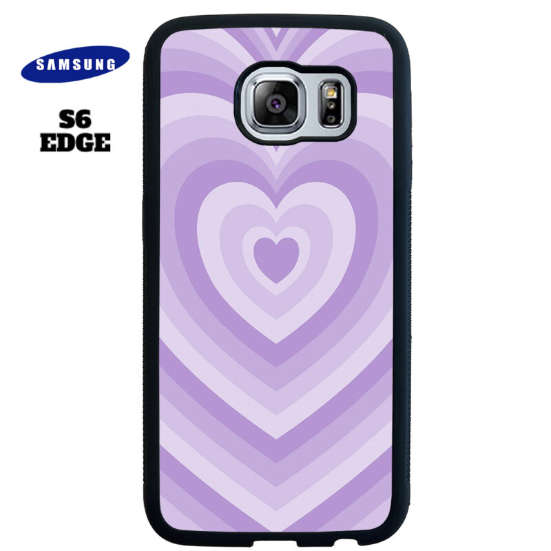 Purple Love Phone Case Samsung Galaxy S6 Edge Phone Case Cover