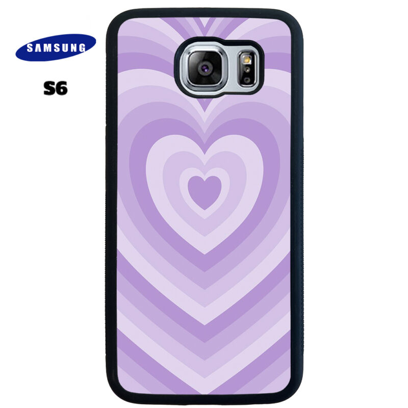 Purple Love Phone Case Samsung Galaxy S6 Phone Case Cover