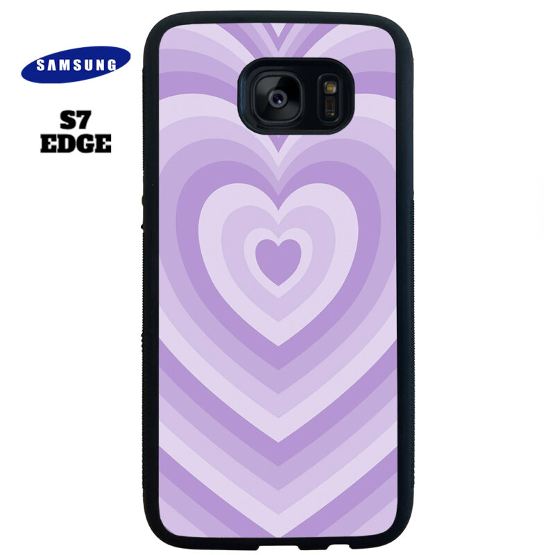Purple Love Phone Case Samsung Galaxy S7 Edge Phone Case Cover