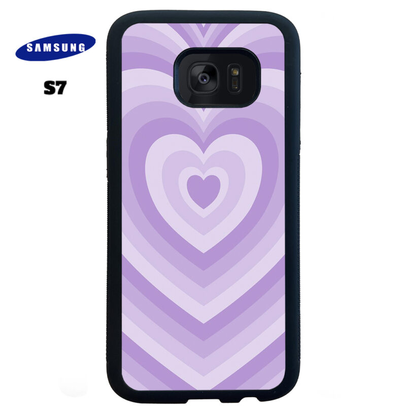 Purple Love Phone Case Samsung Galaxy S7 Phone Case Cover