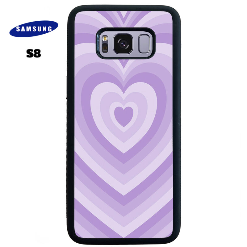 Purple Love Phone Case Samsung Galaxy S8 Phone Case Cover
