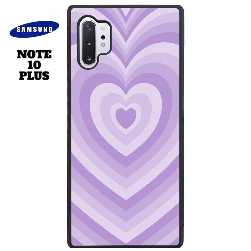 Purple Love Phone Case Samsung Note 10 Plus Phone Case Cover