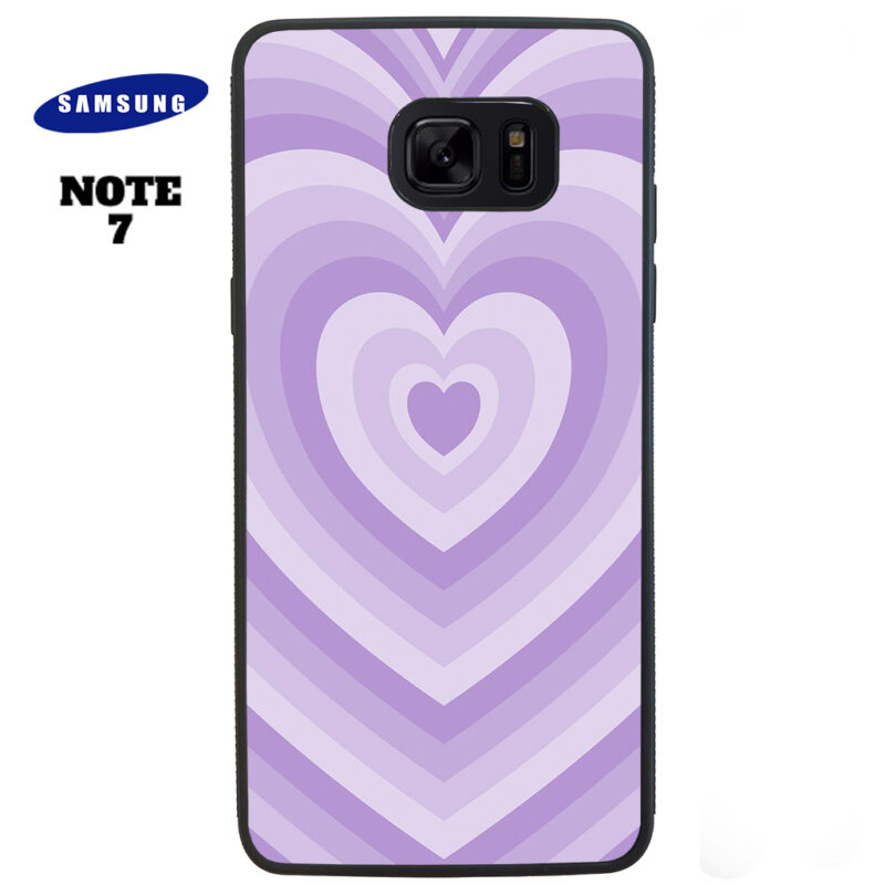 Purple Love Phone Case Samsung Note 7 Phone Case Cover