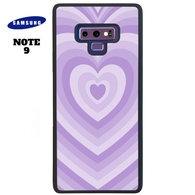 Purple Love Phone Case Samsung Note 9 Phone Case Cover