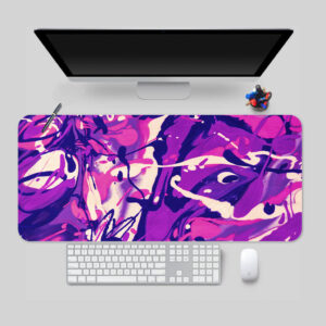 Purple Paint Spill XL Mega Deskpad Australia QLD NSW SA VIC WA NT