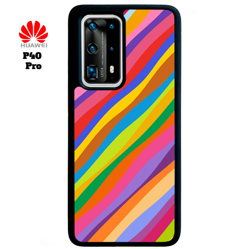 Rainbow Duck Phone Case Huawei P40 Pro Phone Case Cover