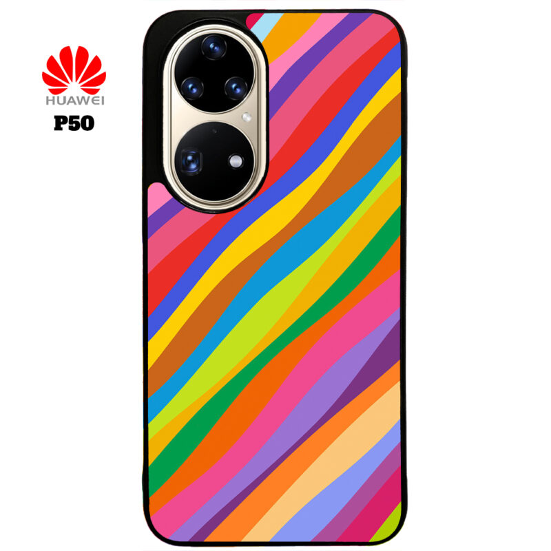 Rainbow Duck Phone Case Huawei P50 Phone Phone Case Cover