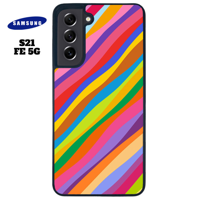 Rainbow Duck Phone Case Samsung Galaxy S21 FE 5G Phone Case Cover