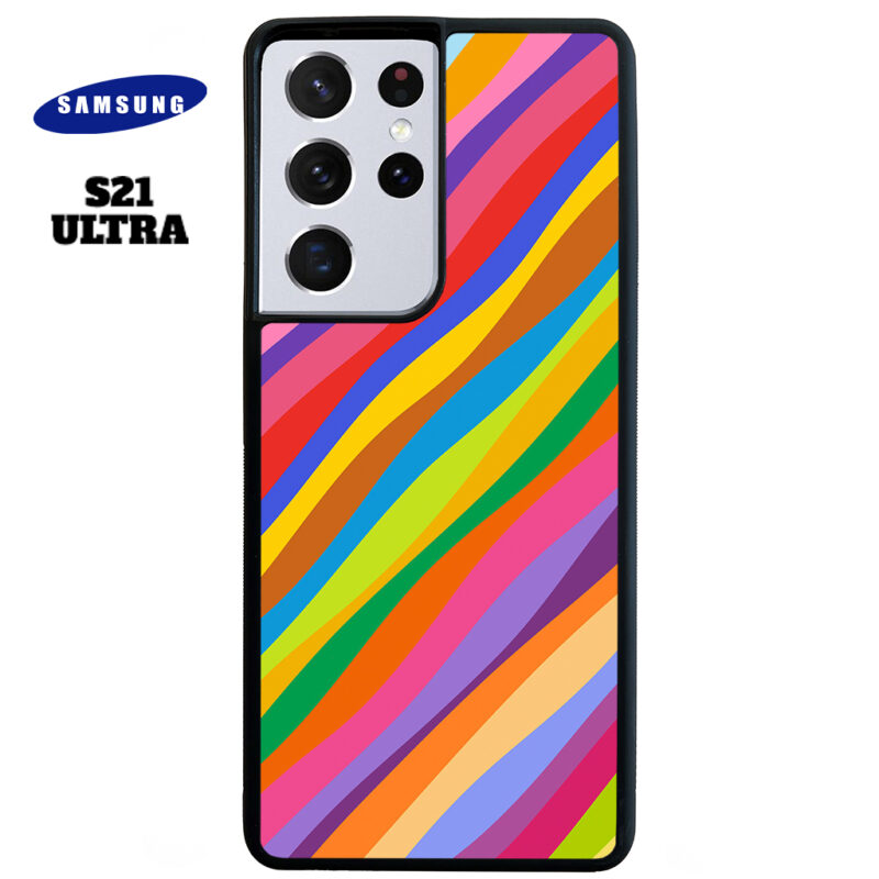 Rainbow Duck Phone Case Samsung Galaxy S21 Ultra Phone Case Cover
