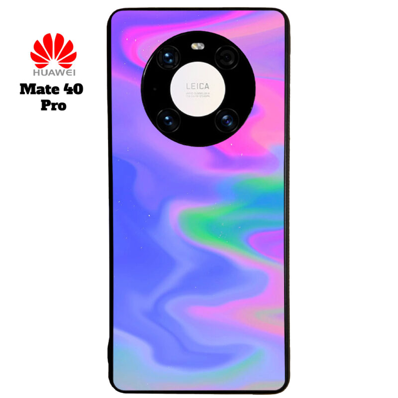 Rainbow Oil Spill Phone Case Huawei Mate 40 Pro Phone Case Cover Image