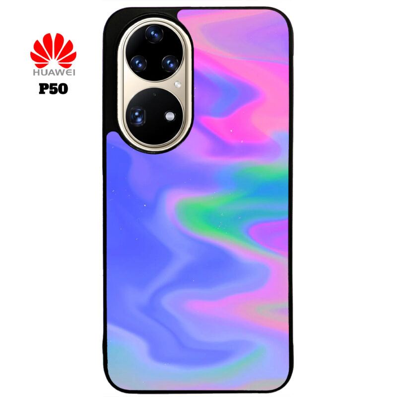 Rainbow Oil Spill Phone Case Huawei P50 Phone Phone Case Cover