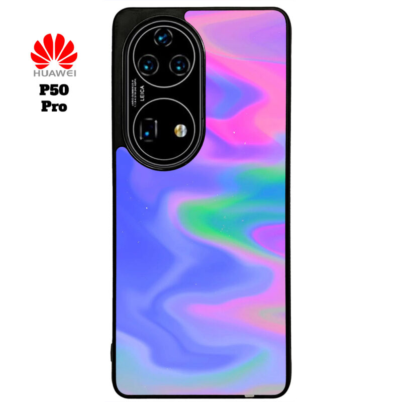 Rainbow Oil Spill Phone Case Huawei P50 Pro Phone Case Cover