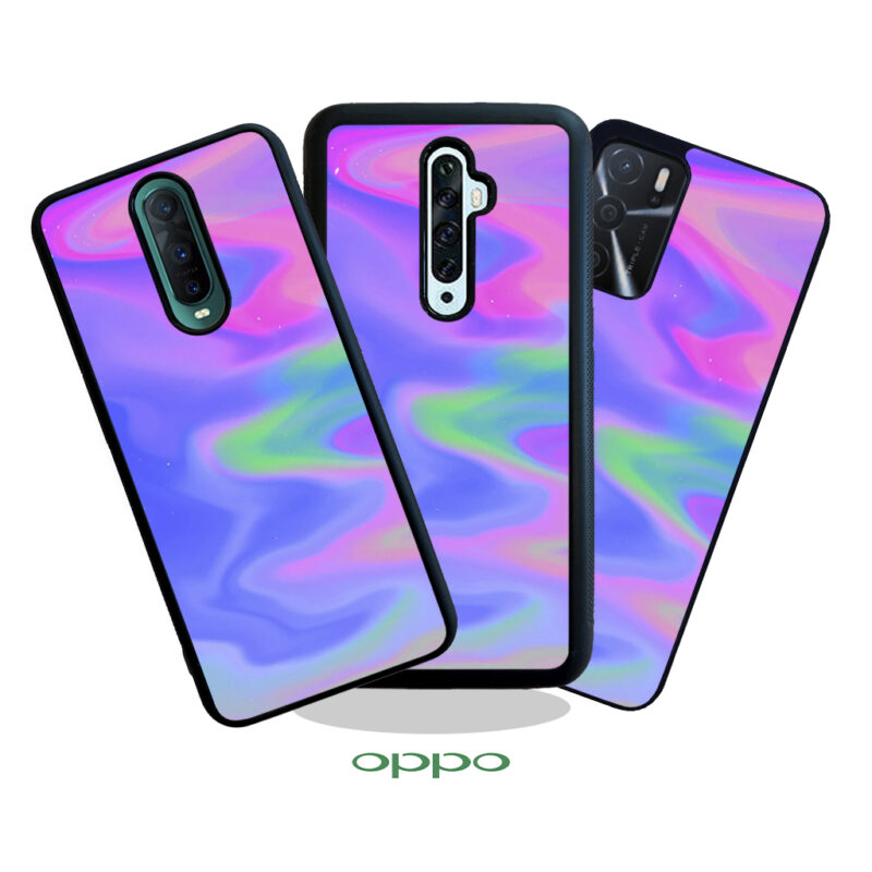 Rainbow Oil Spill Phone Case Oppo Phone Case Cover Product Hero Shot