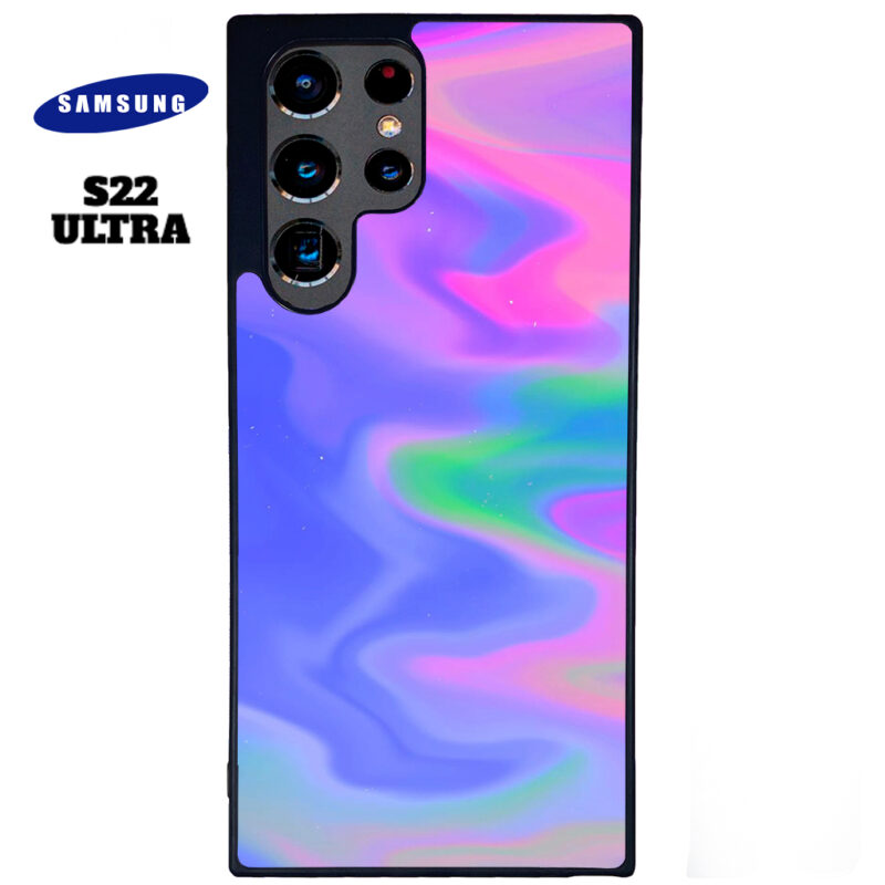 Rainbow Oil Spill Phone Case Samsung Galaxy S22 Ultra Phone Case Cover