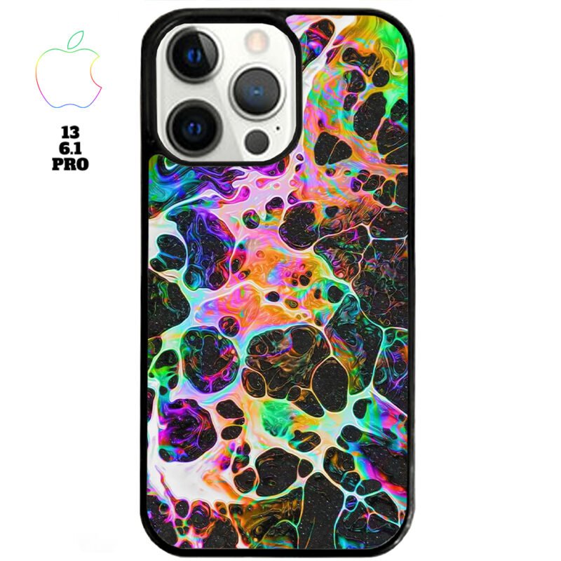Rainbow Web Apple iPhone Case Apple iPhone 13 6.1 Pro Phone Case Phone Case Cover