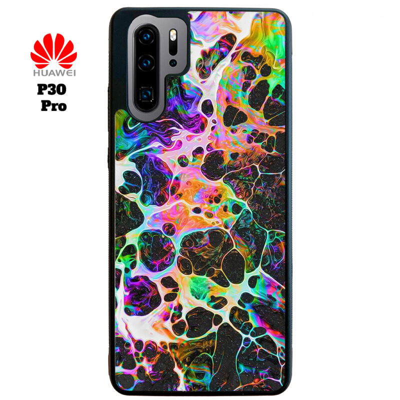 Rainbow Web Phone Case Huawei P30 Pro Phone Case Cover