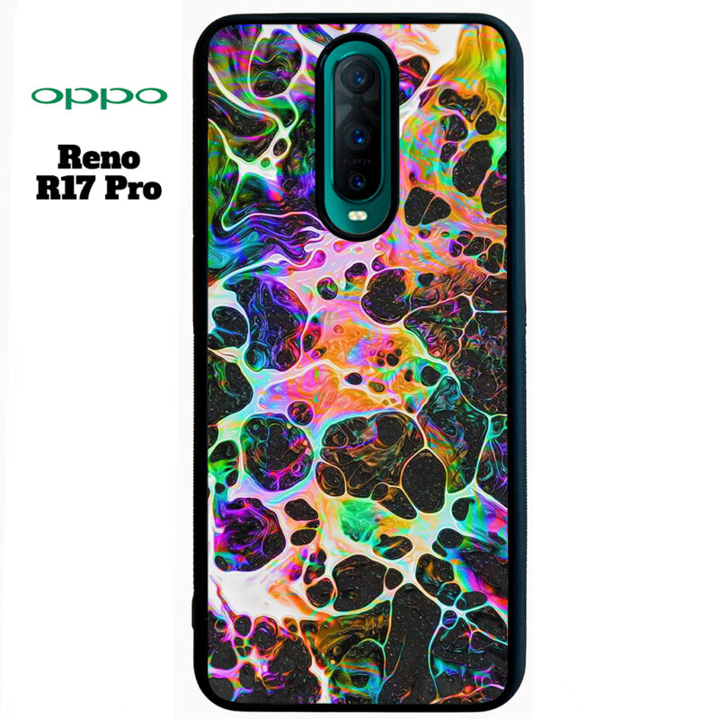 Rainbow Web Phone Case Oppo Reno R17 Pro Phone Case Cover
