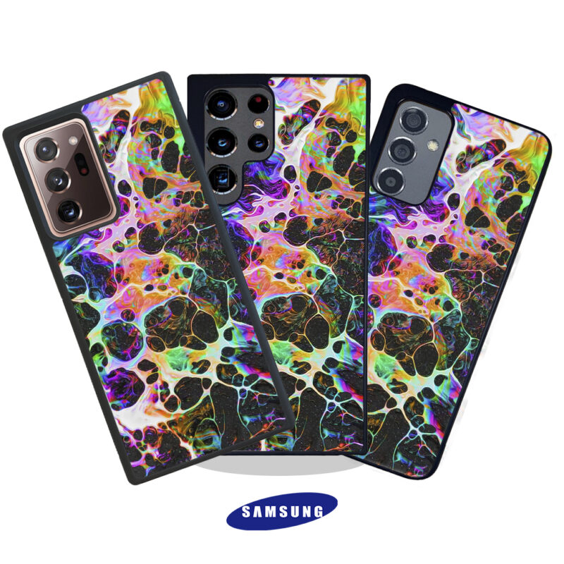 Rainbow Web Phone Case Samsung Galaxy Phone Case Cover Product Hero Shot